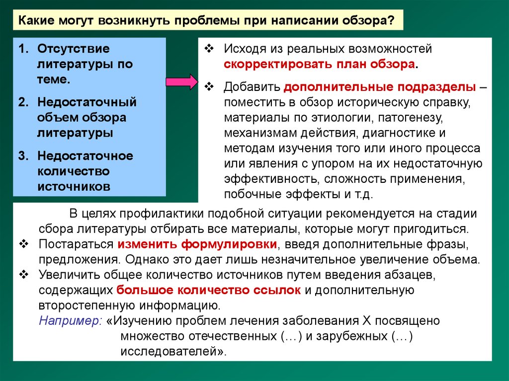 Какие проблемы могут возникнуть. План литературного обзора для диссертации. Анализ литературы по теме диссертации. Какие могут возникнут проблемы при реализации проекта?.