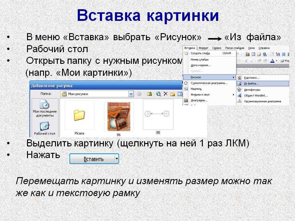 Как писать на картинке в презентации