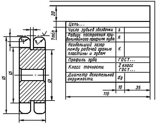 Чертеж упаковки гост