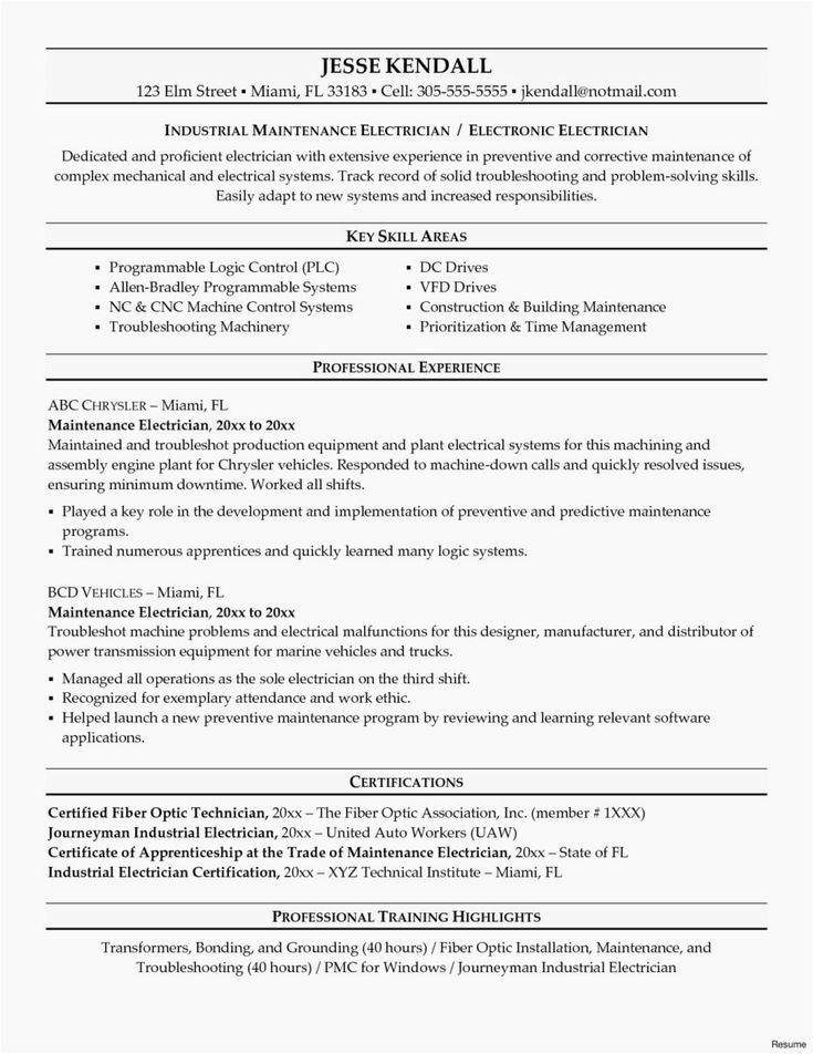 Образец резюме для устройства на работу электромонтера: Образец резюме ...