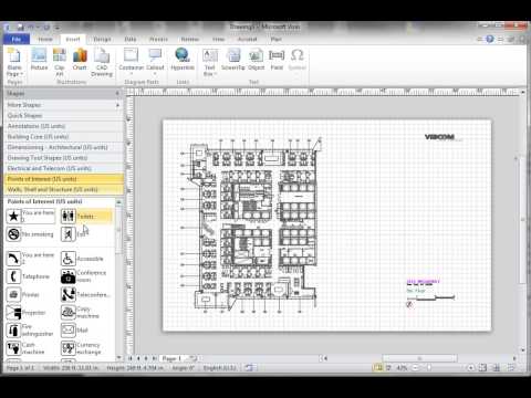 Как в visio изменить масштаб чертежа