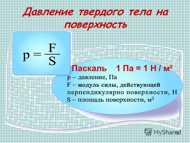 Давление твердых тел 7 класс физика презентация