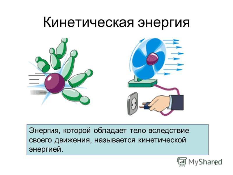 Энергия виды механической энергии 7 класс презентация