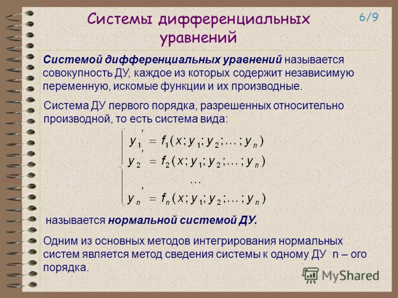 Порядок переменной. Система линейных дифференциальных уравнений. Операторный метод решения дифф уравнений. Каноническая система дифференциальных уравнений. Каноническая форма системы дифференциальных уравнений.