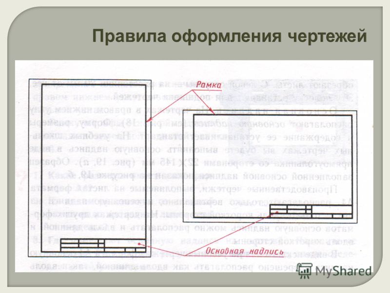 Чертежи учащихся