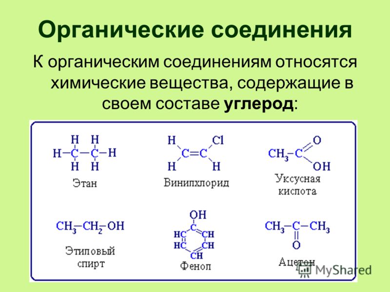 Органическое соединение нарисовать