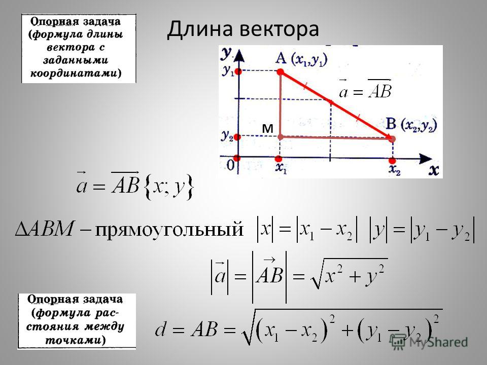 Найти длину вектора 7 5