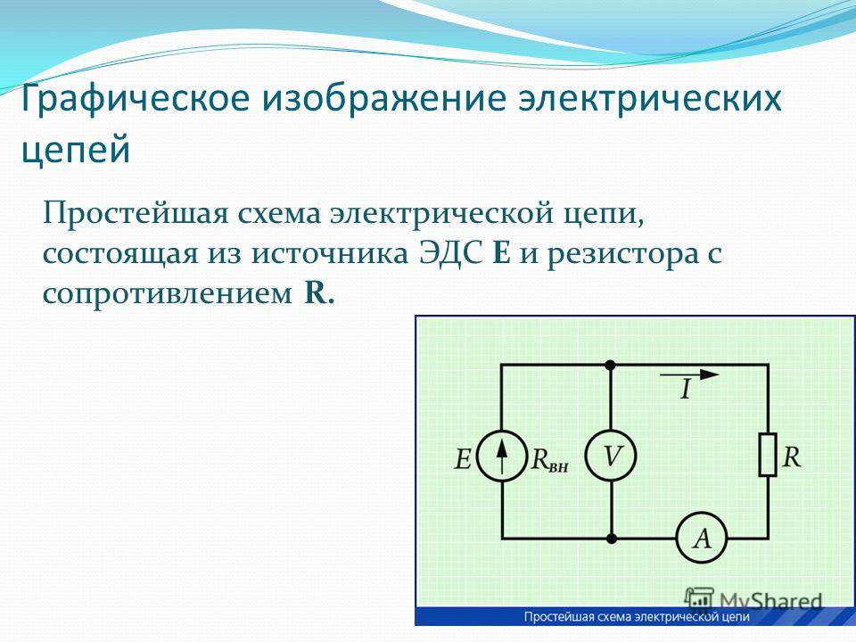 Электрическая цепь состоит из двух