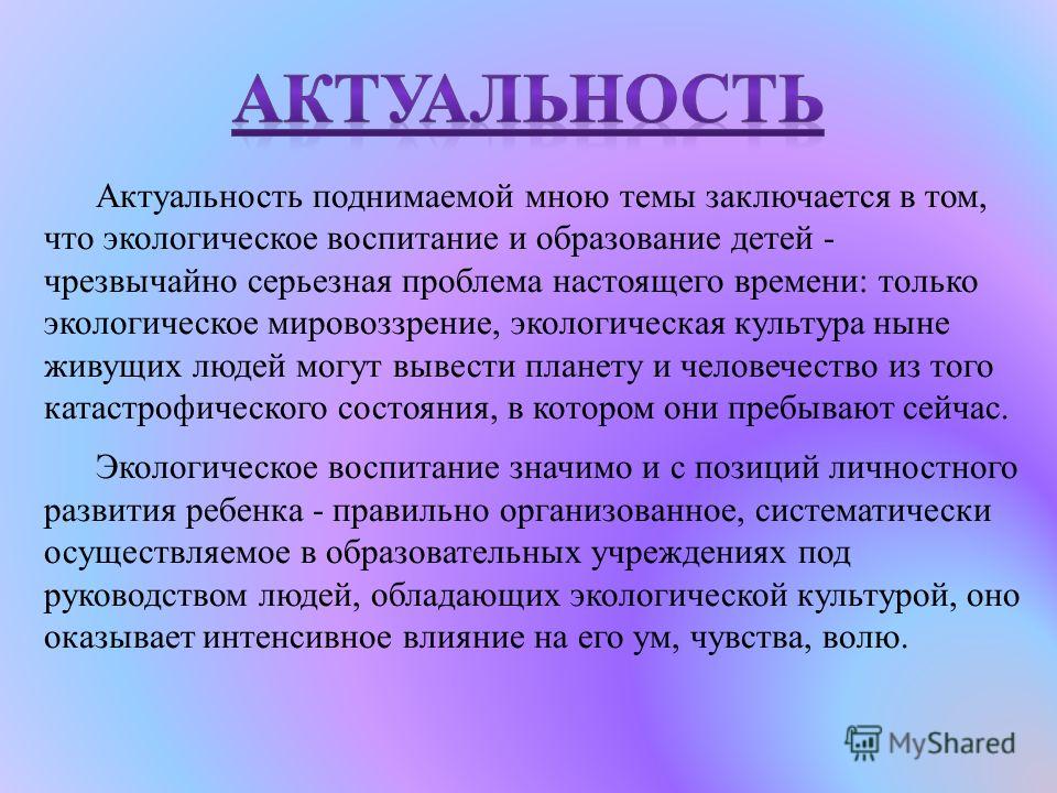 Слайд актуальность проекта