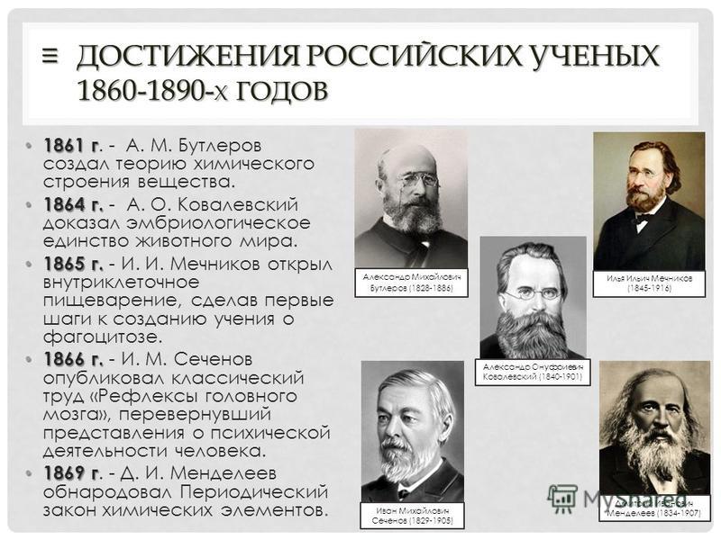 Ученые жившие в 19 веке