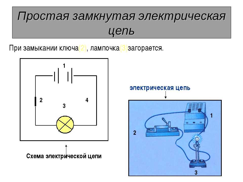 Соберите электрическую цепь по схеме