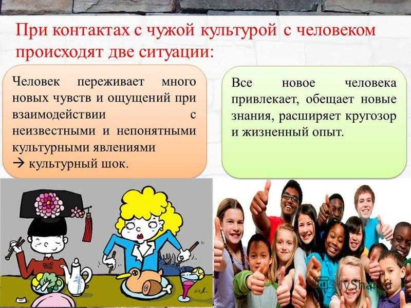 Культурный шок и пути его преодоления: Культурный шок и способы его преодоления - Санкт-Петербургское государственное бюджетное учреждение социального обслуживания населения