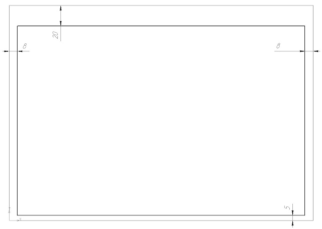 Как правильно начертить рамку для чертежа а4