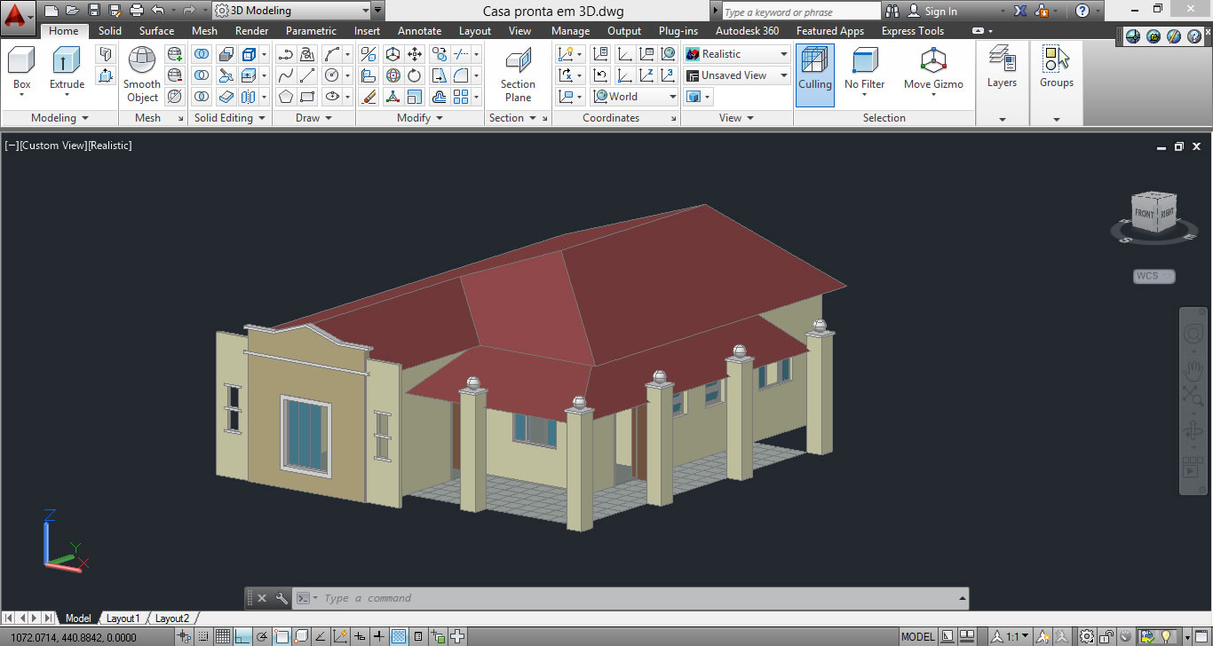 В каких областях можно применять 3d модель autocad