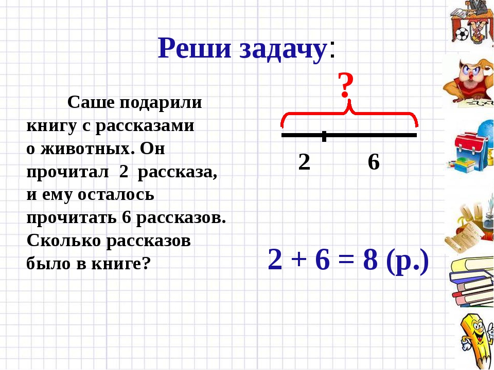 Решение задач по математике 1 4