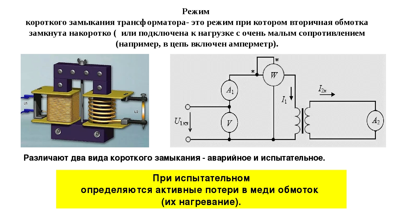 Кз на схеме