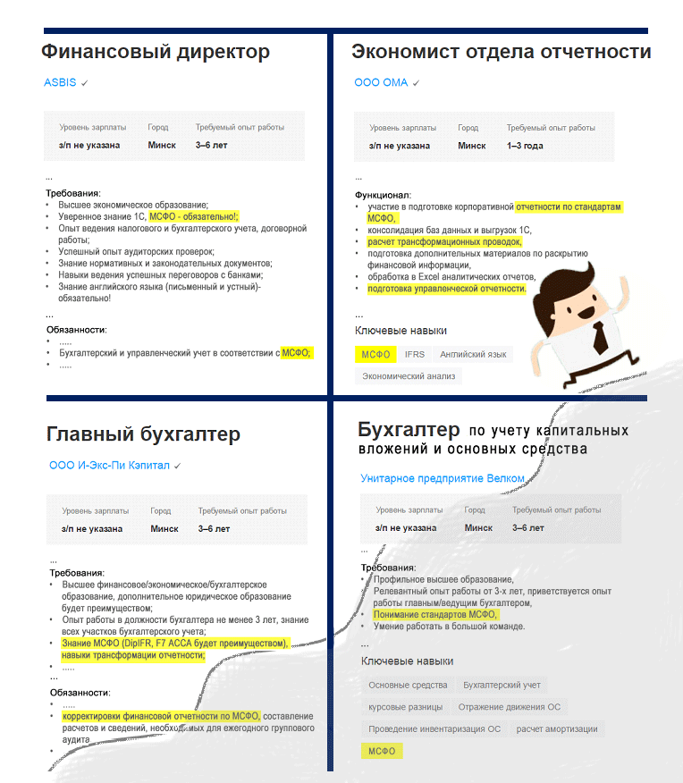 Портфолио экономиста образец