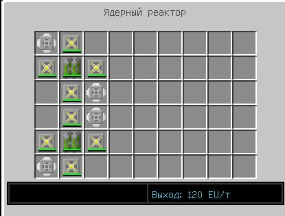 Схема реактора майнкрафт