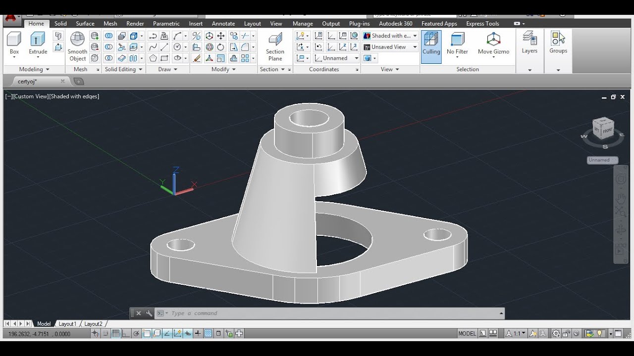 В каких областях можно применять 3d модель autocad