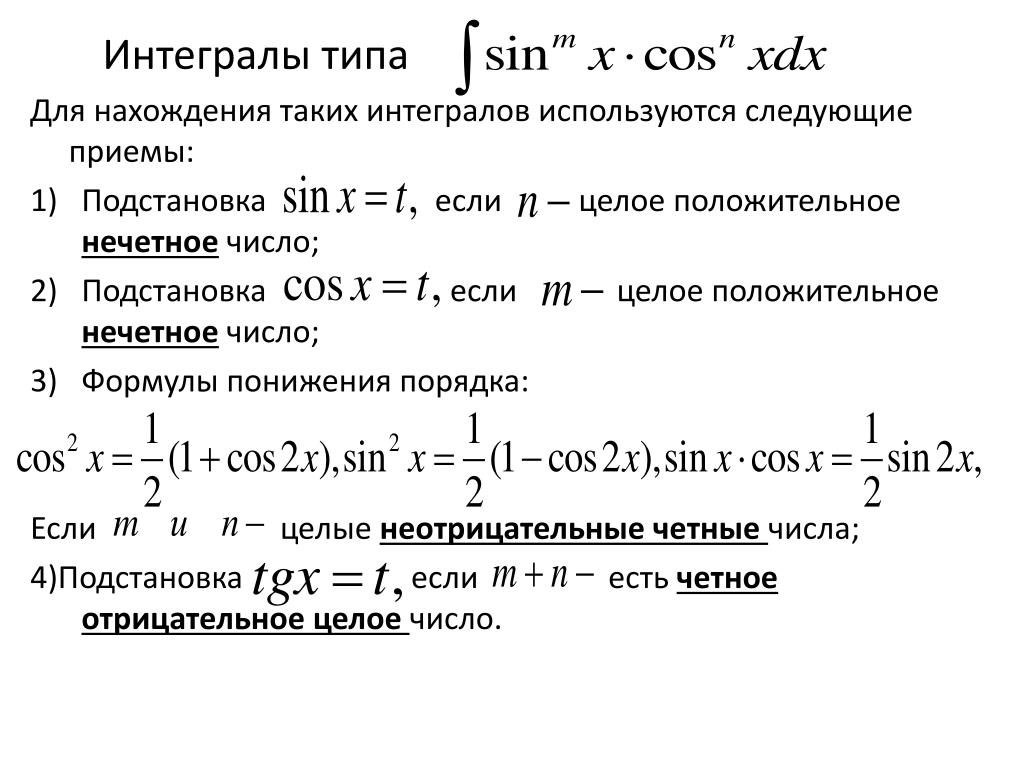 Решать интегралы по фото