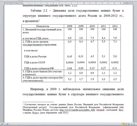 Календарный план размеры таблицы гост