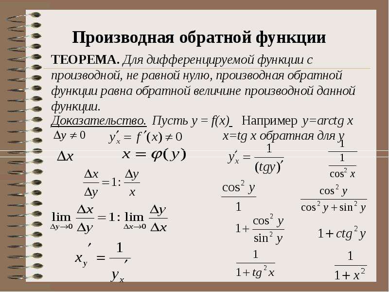 Решение производных по фото онлайн