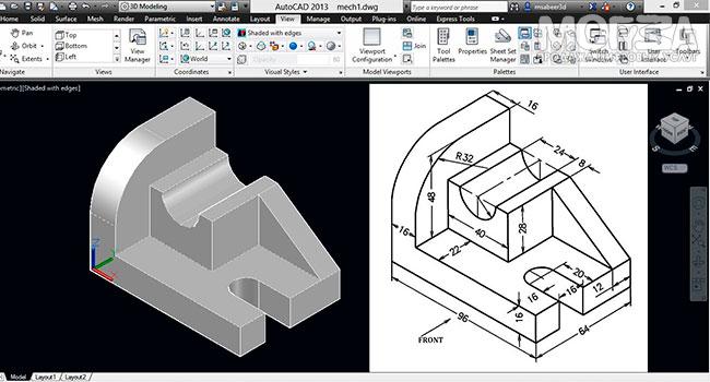 В каких областях можно применять 3d модель autocad