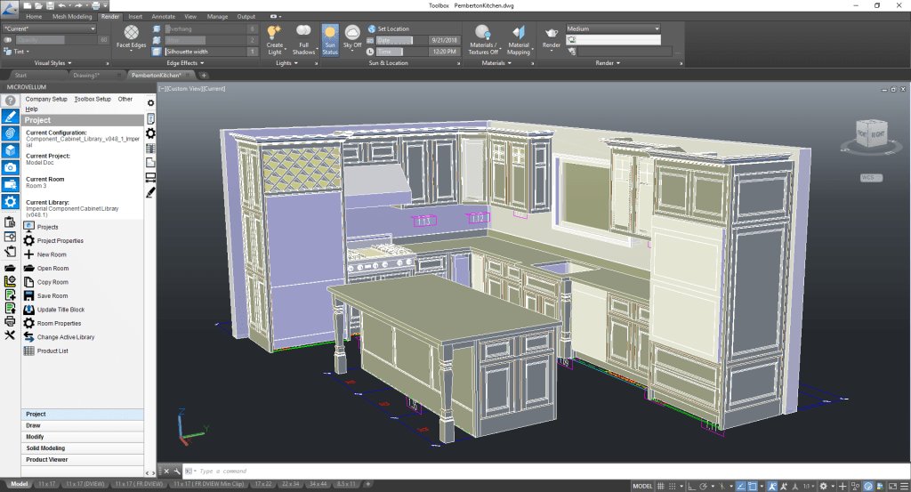 В каких областях можно применять 3d модель autocad