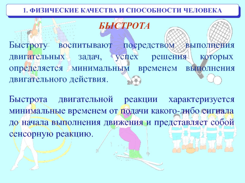 Дать определение физические способности