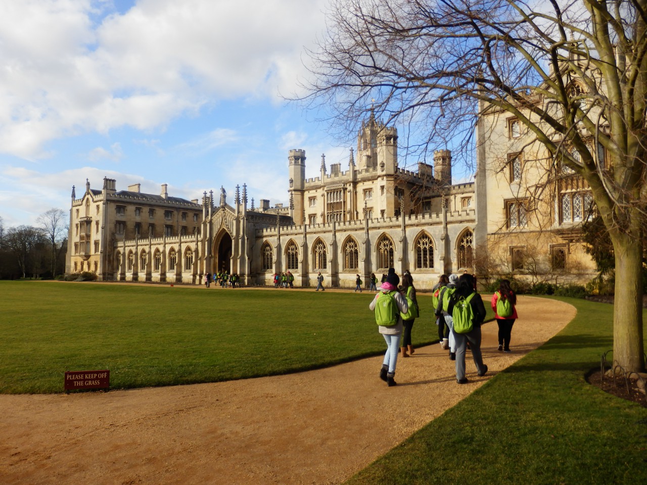 Кембридж Англия университет газоны