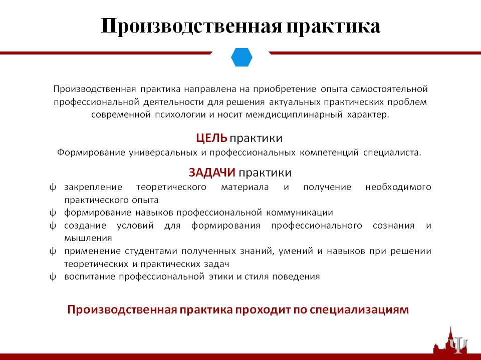 Отзыв о прохождении практики студентом в школе