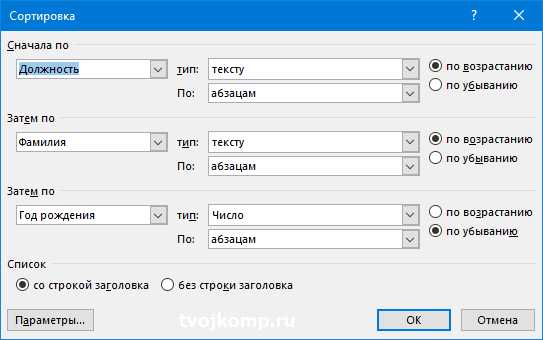 Как сделать свой алфавит в word