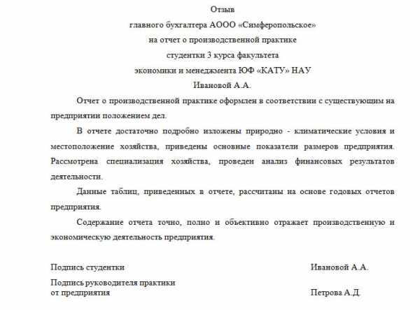 Руководитель практики от предприятия это кто