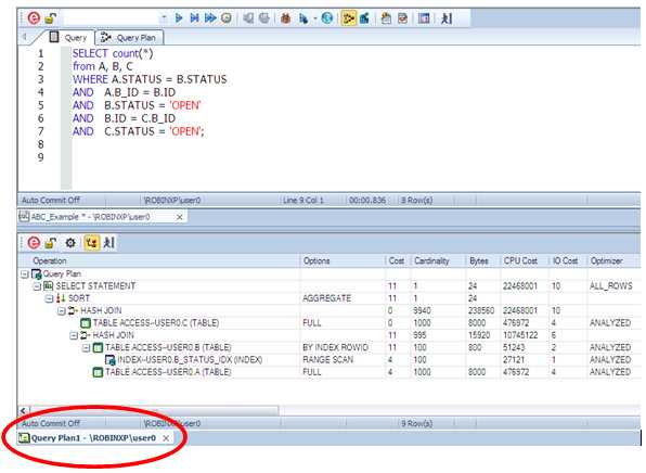 Sql как читать план запроса